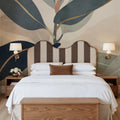 Ruby, Blue Mural Wallpaper - room preview 04