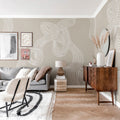 Stripes, Sand Mural Wallpaper - room preview 04