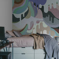 Dripping Ice Cream Retro Mural Wallpaper - room preview 04