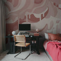 Dripping Ice Cream Pink Mural Wallpaper - room preview 04