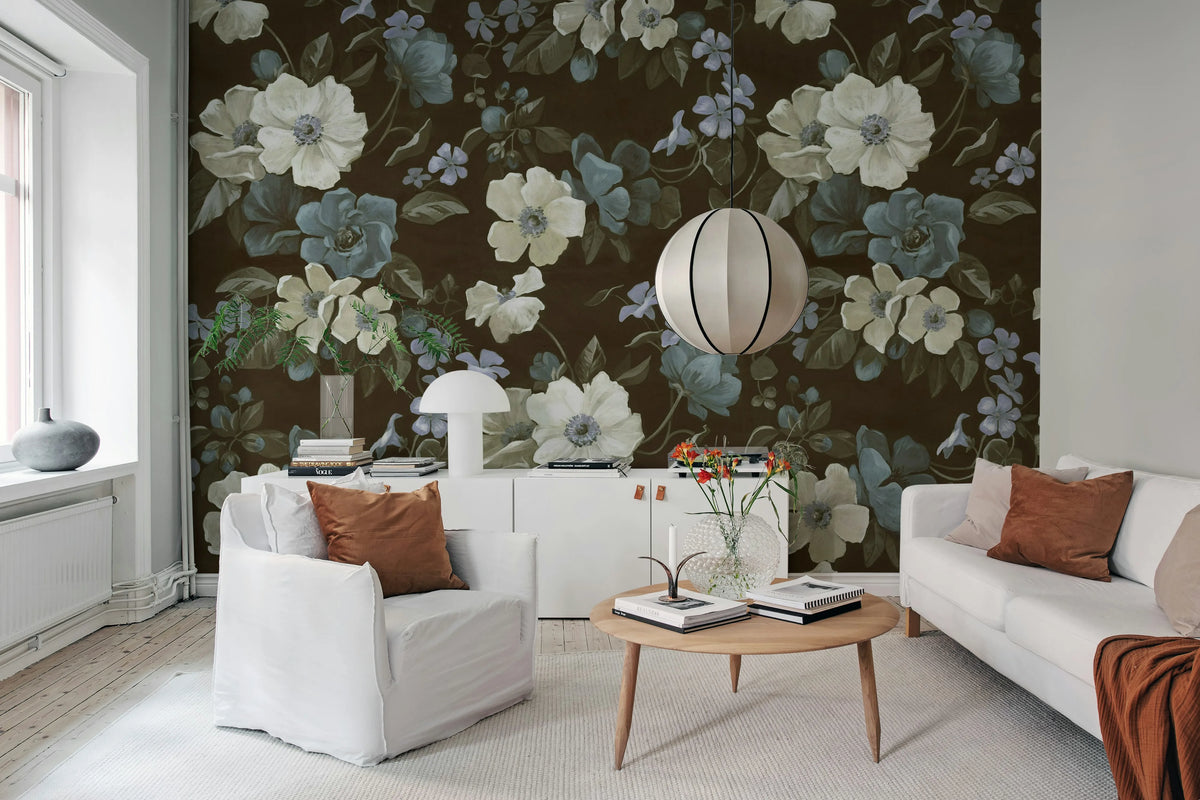 Sleeping Beauty, Brown Mural Wallpaper - room preview 04