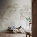 Jungle Horizon, Beige Mural Wallpaper - room preview 04