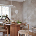 Vintage Clouds, Beige Mural Wallpaper - room preview 04