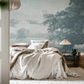 Vintage Tree, Blue Mural Wallpaper - room preview 04