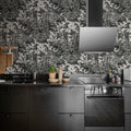 Fairy Tale Castle, Graphite Mural Wallpaper - room preview 04