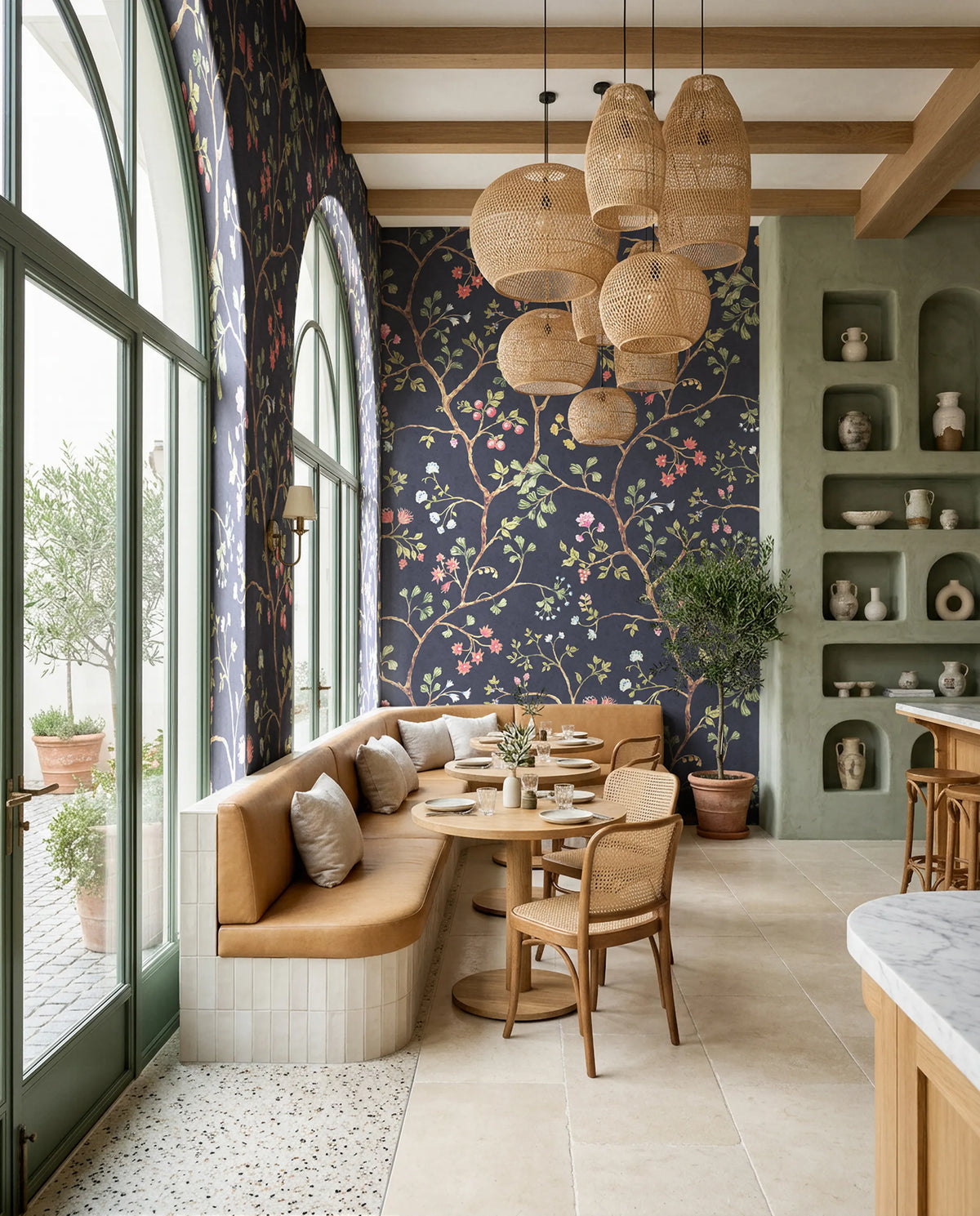 Song Tree, Lush Mural Wallpaper - room preview 04