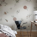 Flower Fall, Pearl Mural Wallpaper - room preview 04