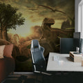 Dinosaur Park Mural Wallpaper - room preview 04