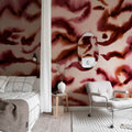 Guppy, Red Mural Wallpaper - room preview 04