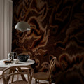 Guppy, Brown Mural Wallpaper - room preview 04