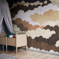 Fun Clouds, Night Mural Wallpaper - room preview 04