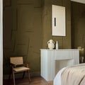 Abstract Wood, Brown Mural Wallpaper - room preview 04