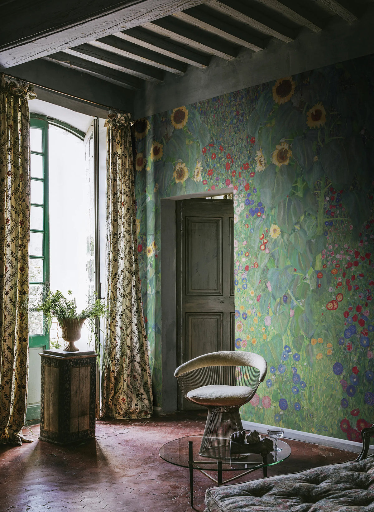 Farm Garden Repeatable Mural Wallpaper - room preview 04