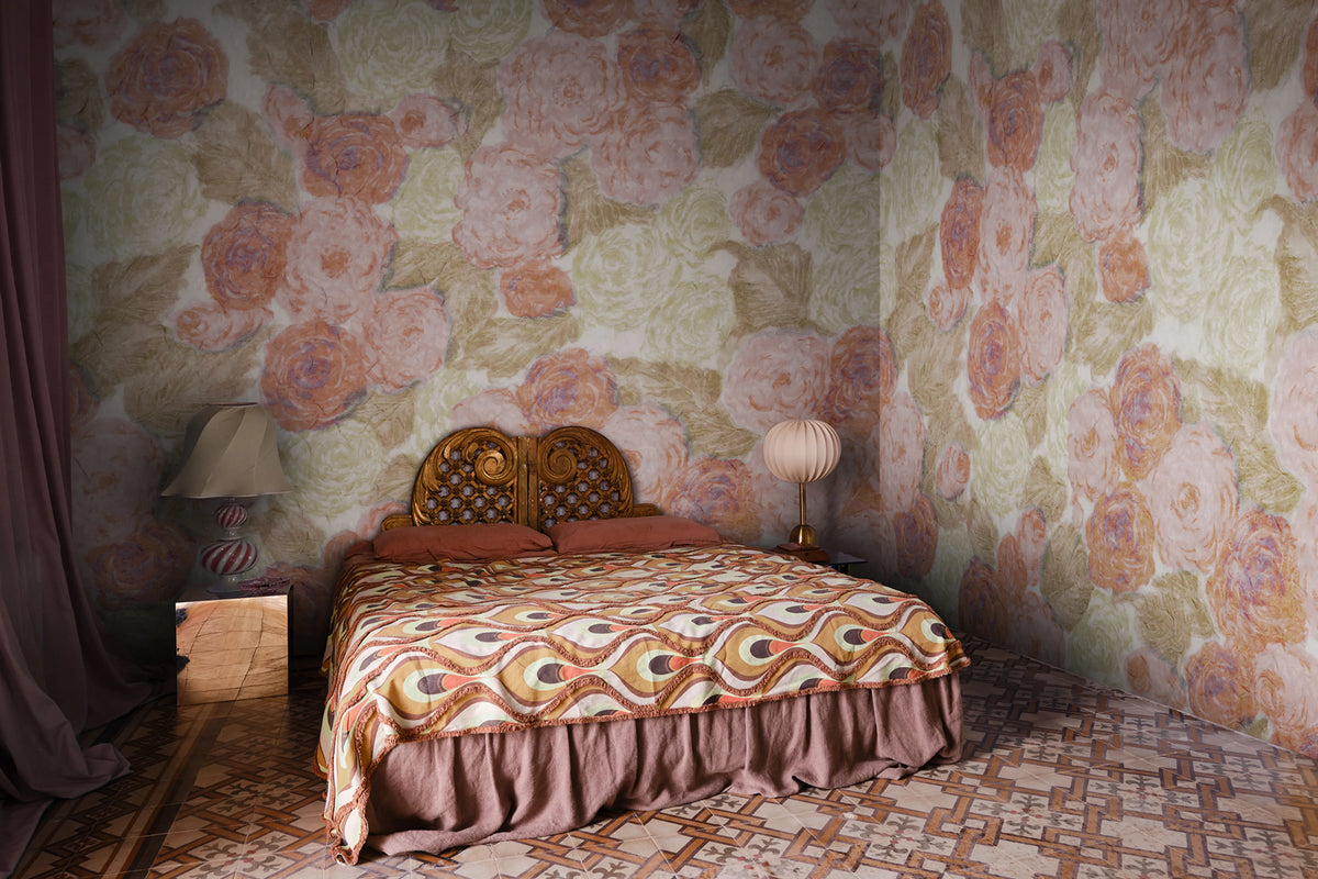 Sol Rosa, Pink Mural Wallpaper - room preview 04