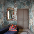Sol Rosa, Blue Mural Wallpaper - room preview 04
