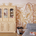 Palm Oasis, Yellow Mural Wallpaper - room preview 04