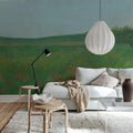 Poppy Landscape, Summer Mural Wallpaper - room preview 04