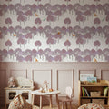 The Key to the Forest, Pink Mural Wallpaper - room preview 05