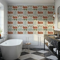 Woodland Scenes White Mural Wallpaper - room preview 05