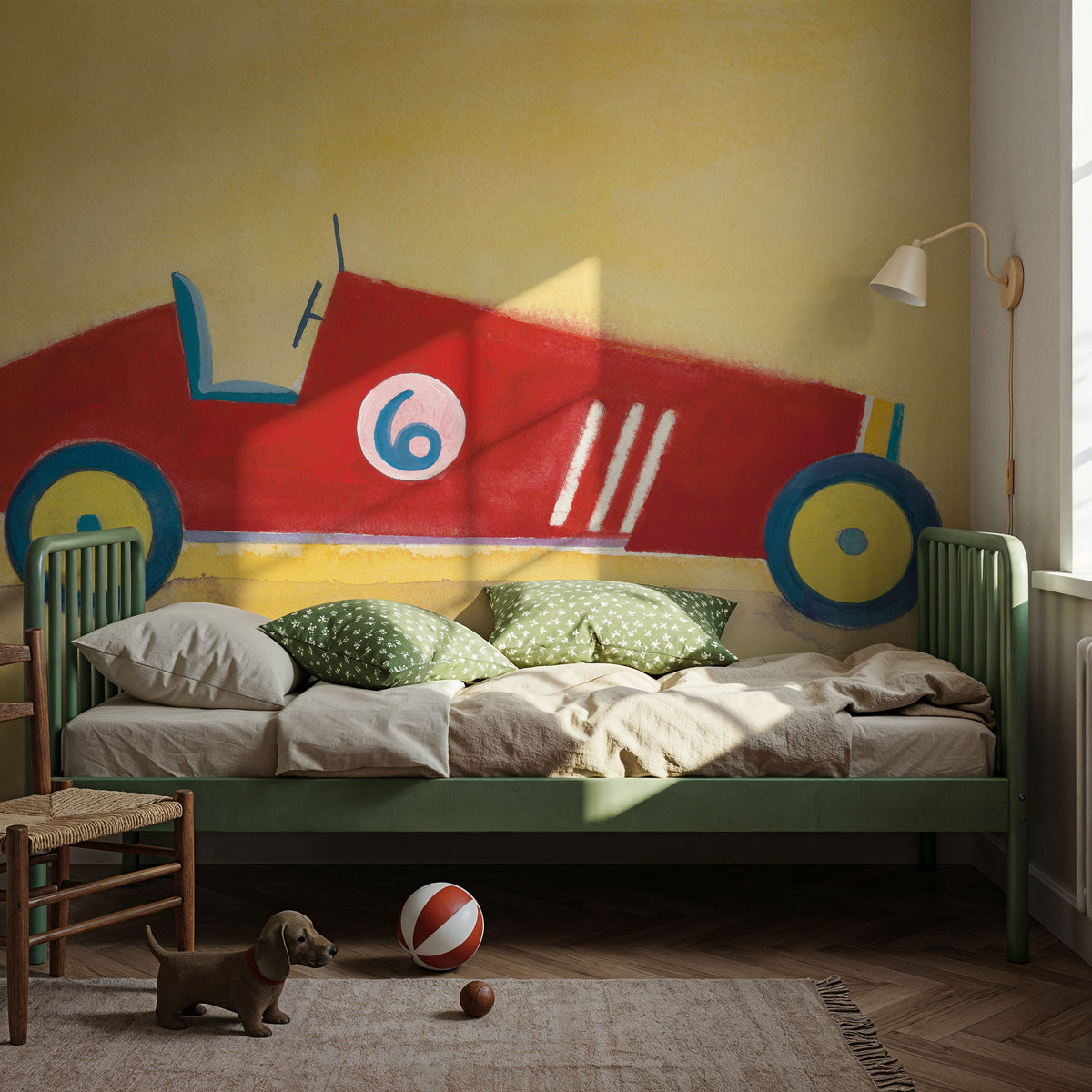 Race Car 6 Mural Wallpaper - room preview 05