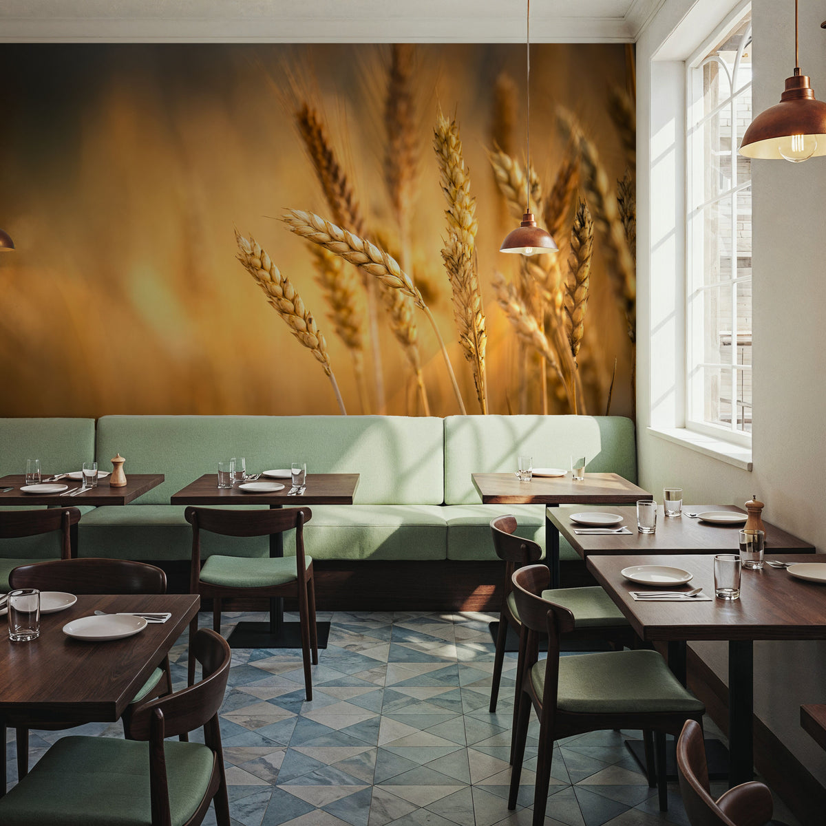 Crop Season Mural Wallpaper - room preview 05