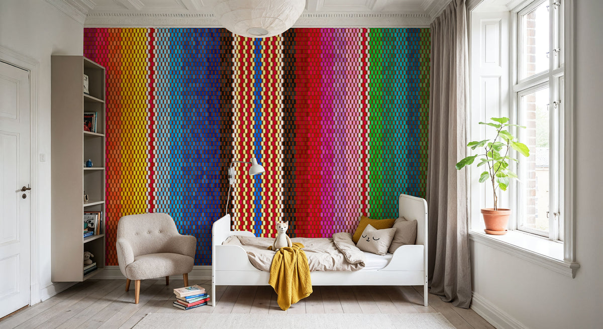 Cinco De Mayo Pattern Mural Wallpaper - room preview 05