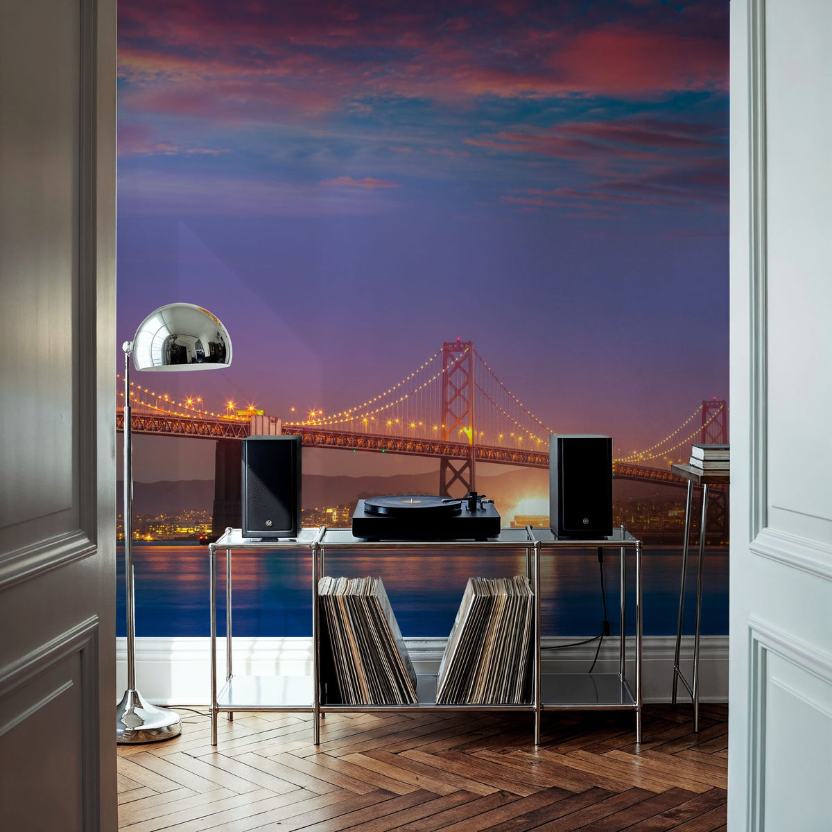 Bay Bridge Mural Wallpaper - room preview 05