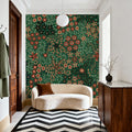 Floral Plate IX Mural Wallpaper - room preview 05