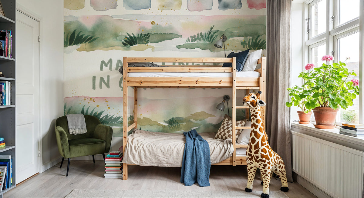 Midsummer Meadow II Mural Wallpaper - room preview 05
