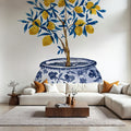 Lemon Tree in Chinoserie Mural Wallpaper - room preview 05
