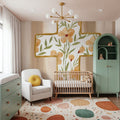Floral Cross I Mural Wallpaper - room preview 05