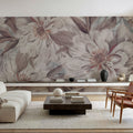 Peony Study - Pink Oyster Mural Wallpaper - room preview 05