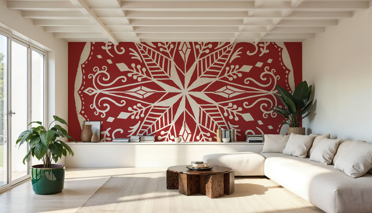 Holiday Form XII Mural Wallpaper - room preview 05