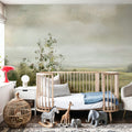 Rolling Fields Mural Wallpaper - room preview 05