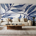 Soft Leaves I Mural Wallpaper - room preview 05