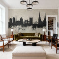 Coventry England Skyline Concrete Mural Wallpaper - room preview 05