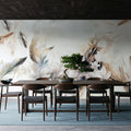 Tender Love Blue Yellow Mural Wallpaper - room preview 05