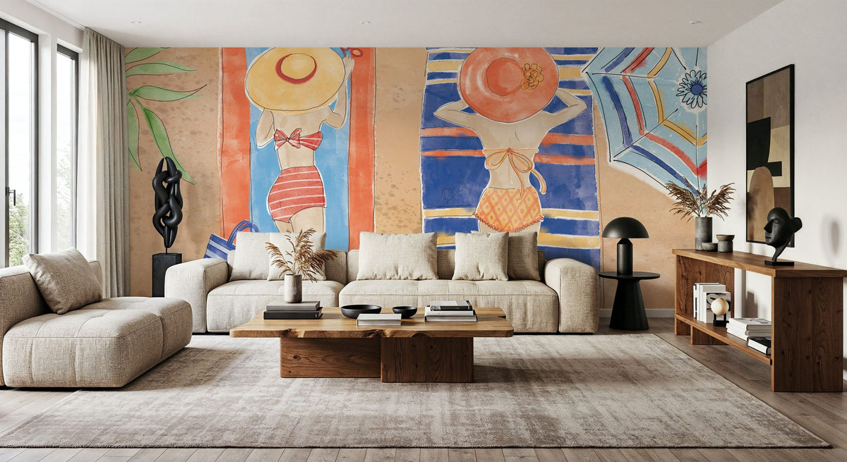 Sunkissed II Beach Mural Wallpaper - room preview 05