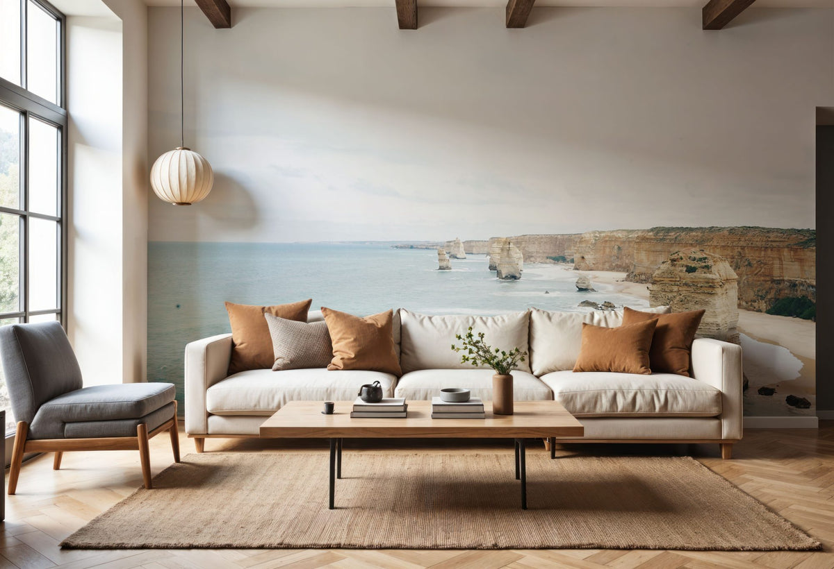 Shoreline Mural Wallpaper - room preview 05