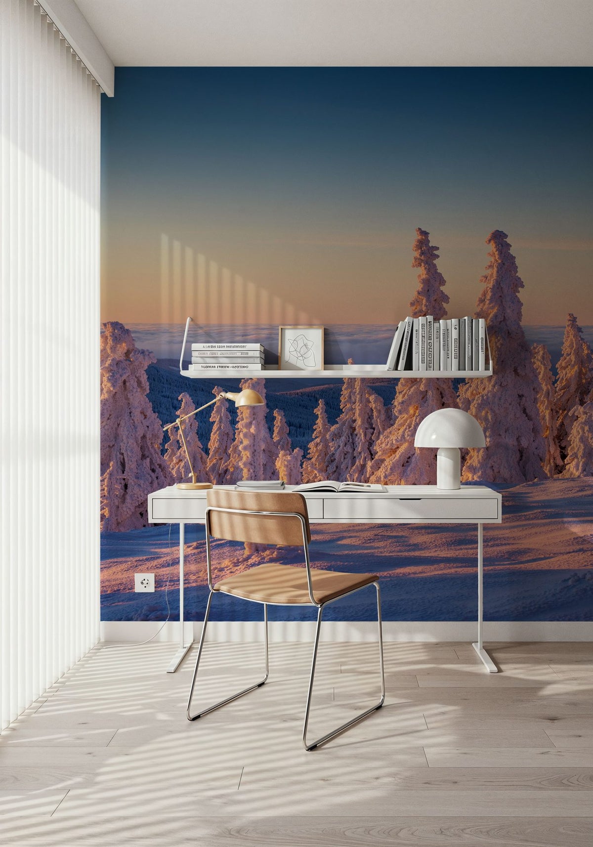 Top of the Mountain Mural Wallpaper - room preview 05