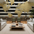 World Map Cities - Harper Mural Wallpaper - room preview 05