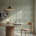 Lille, Olive Green Mural Wallpaper - room preview 05