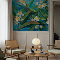 Oceanside Plumeria Mural Wallpaper - room preview 05