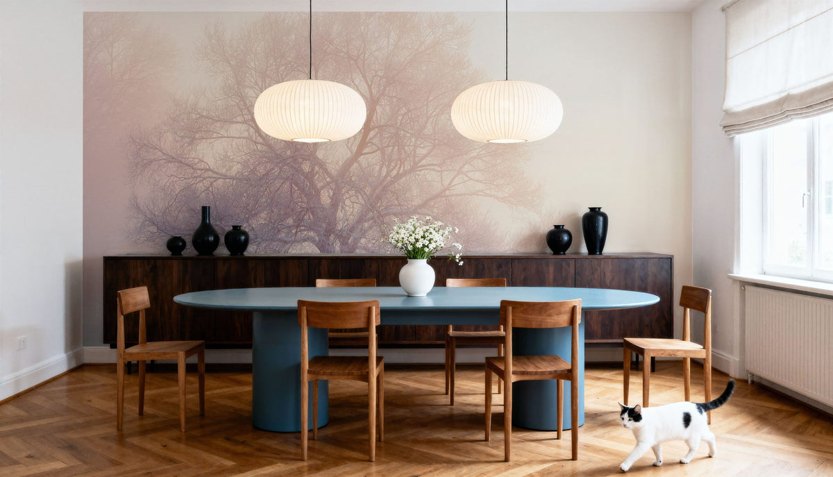Winter Frost Tree Mural Wallpaper - room preview 05