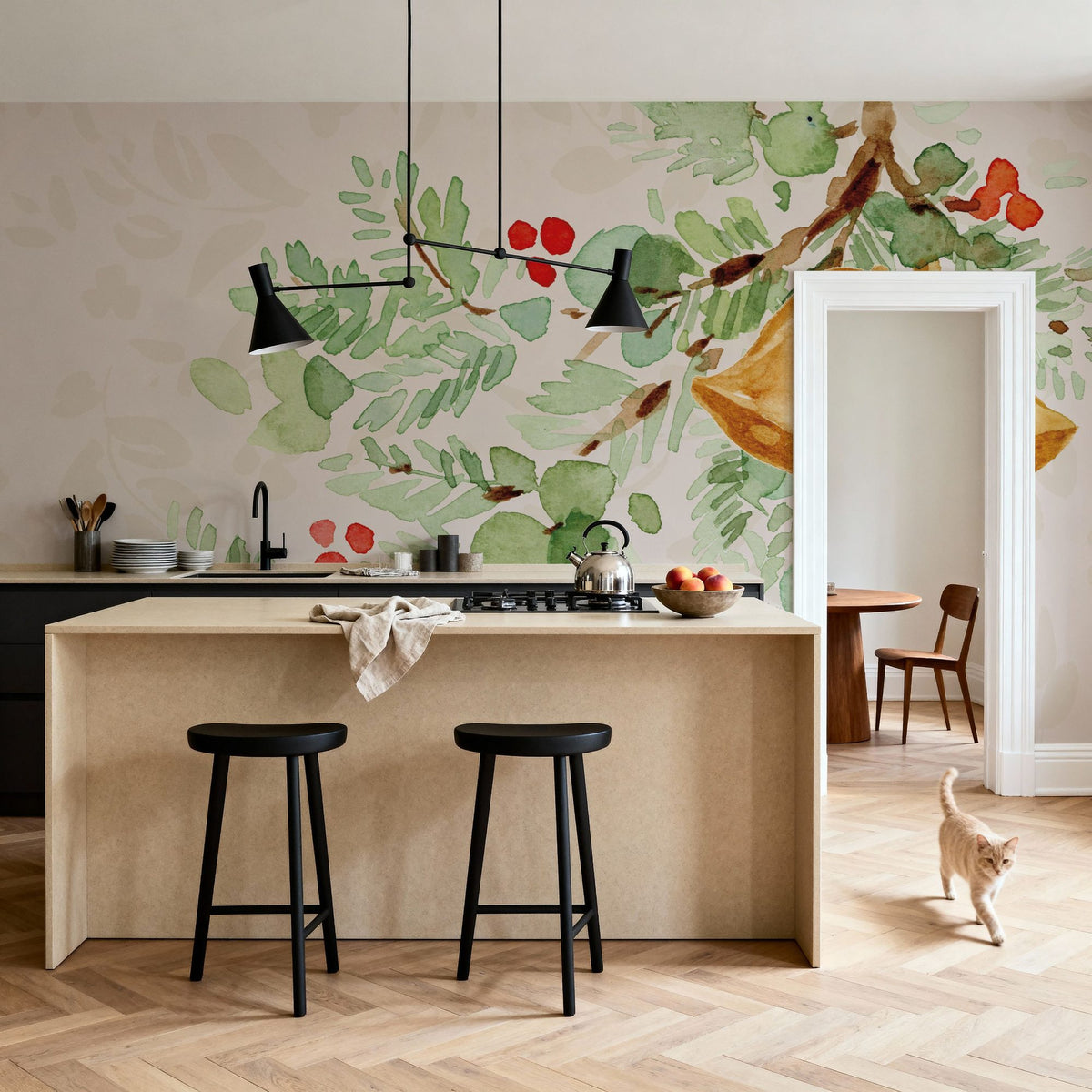 Nordic Winter VI Mural Wallpaper - room preview 05