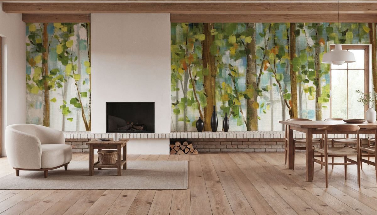 Forest Study I Mural Wallpaper - room preview 05
