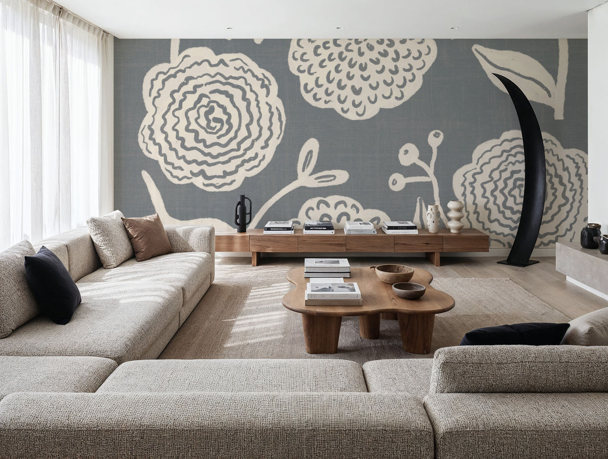 Bloom Toss I Mural Wallpaper - room preview 05