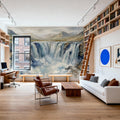 Cascade - Watercolor Landscapes Series Mural Wallpaper - room preview 05