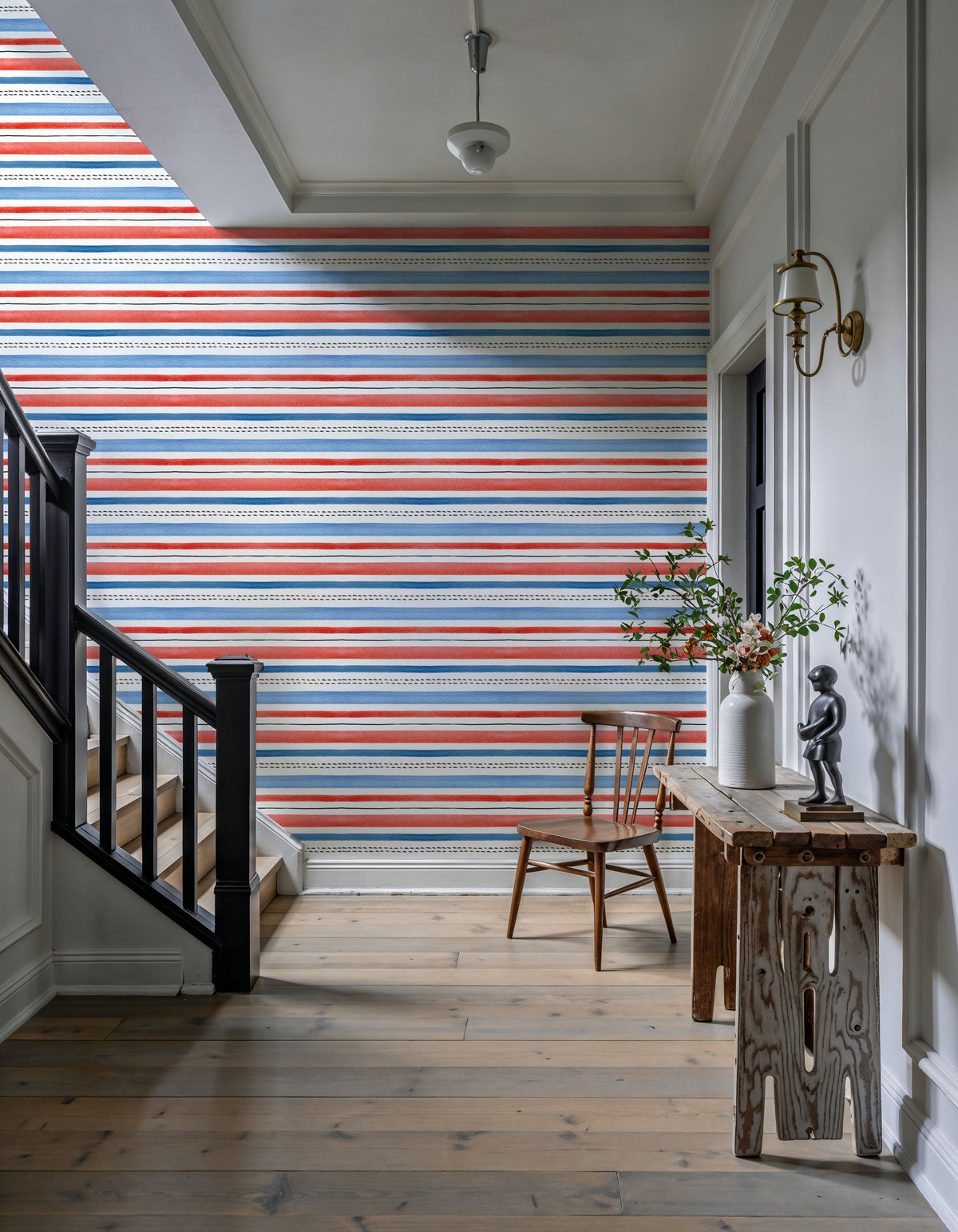 Seafood Shanty White VII Mural Wallpaper - room preview 05