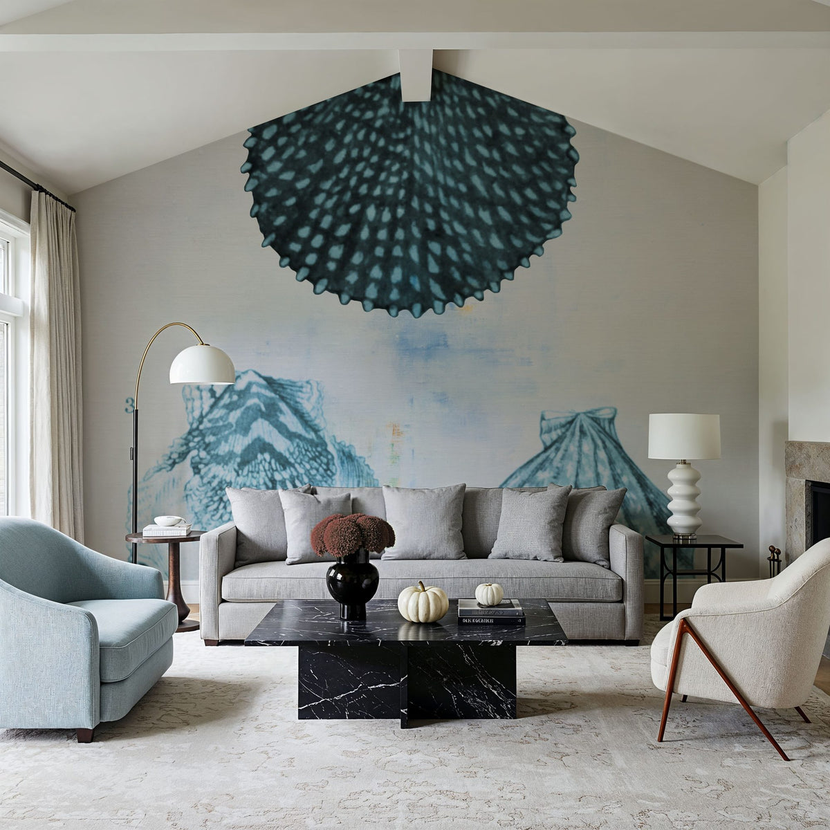 Blue Bay VII Mural Wallpaper - room preview 05